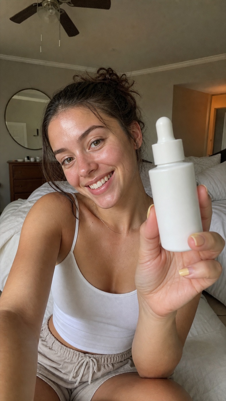 AI generated skincare product creator image